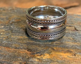 Sterling silver ring 925 Men silver ring Gift for heGift for she Sterling silver jewelry