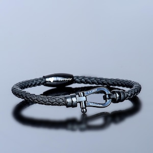 Pulsera de cuero para hombre, regalo para papá, regalo para el Día del Padre, regalo para el esposo, pulsera para hombre, regalo para él, regalo de cumpleaños para hombre.
