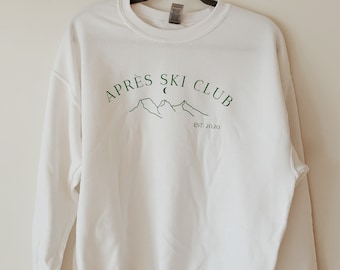 Après Ski Club Sweatshirt | Après Ski Sweater | Ski Club Pullover | Ski Apparel | Skiing Gift