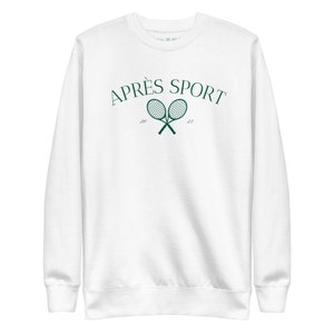 Après Sport Sweatshirt | Old Money Pullover | Tennis Sweater | Après Sport Shirt