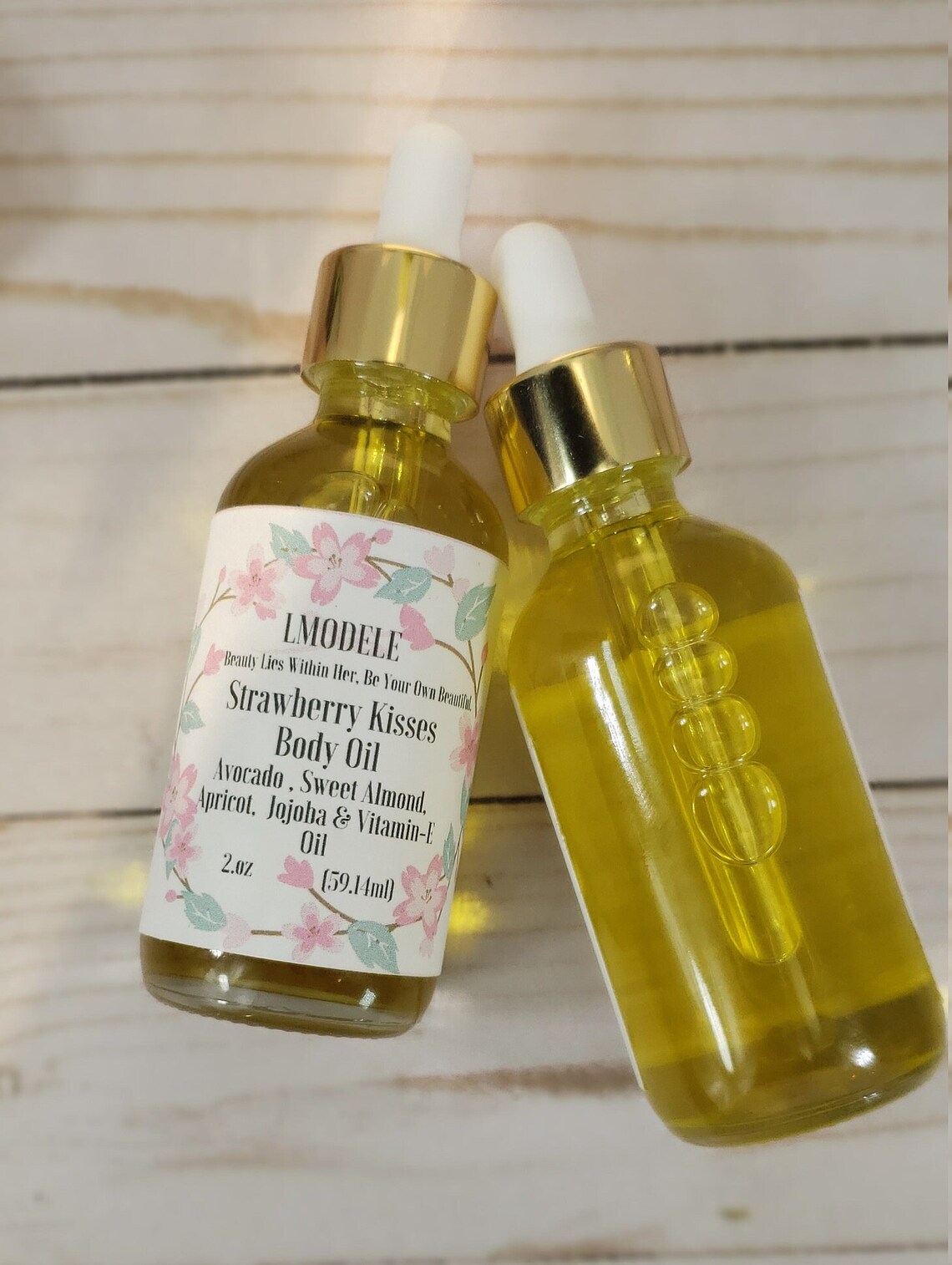 Strawberry Kisses Body Oil Shower Oil Massage Oil Etsy