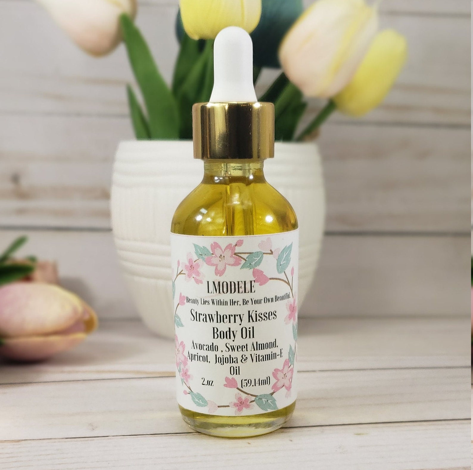 Strawberry Kisses Body Oil Shower Oil Massage Oil Etsy