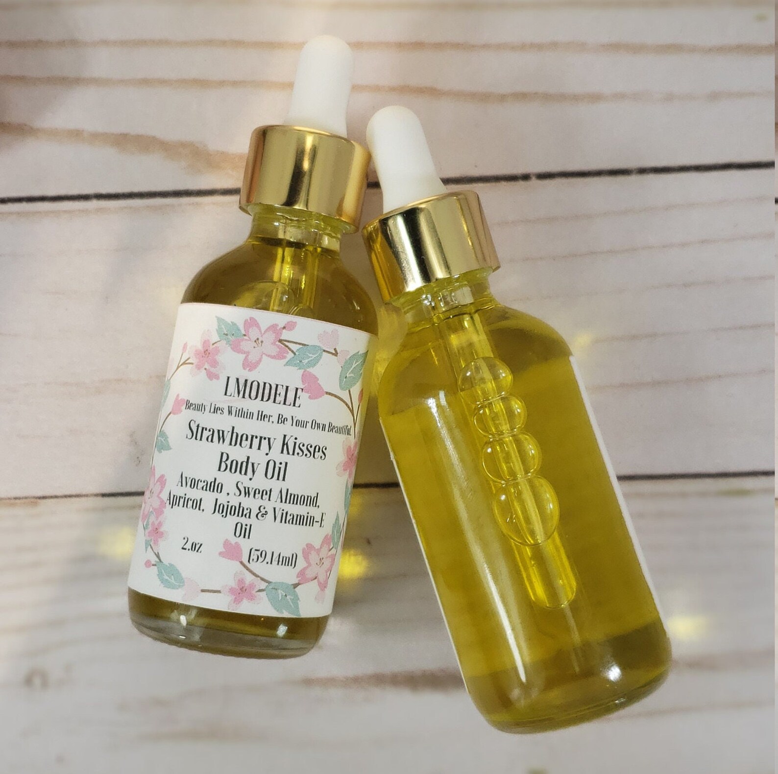 Strawberry Kisses Body Oil Shower Oil Massage Oil Etsy