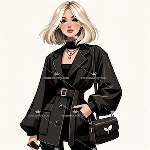 Mädchen Clipart | Mode Clipart | Mädchen Clipart | Mode Mädchen | Mädchen Illustration | Mode Mädchen Illustration | Mode-Illustration |