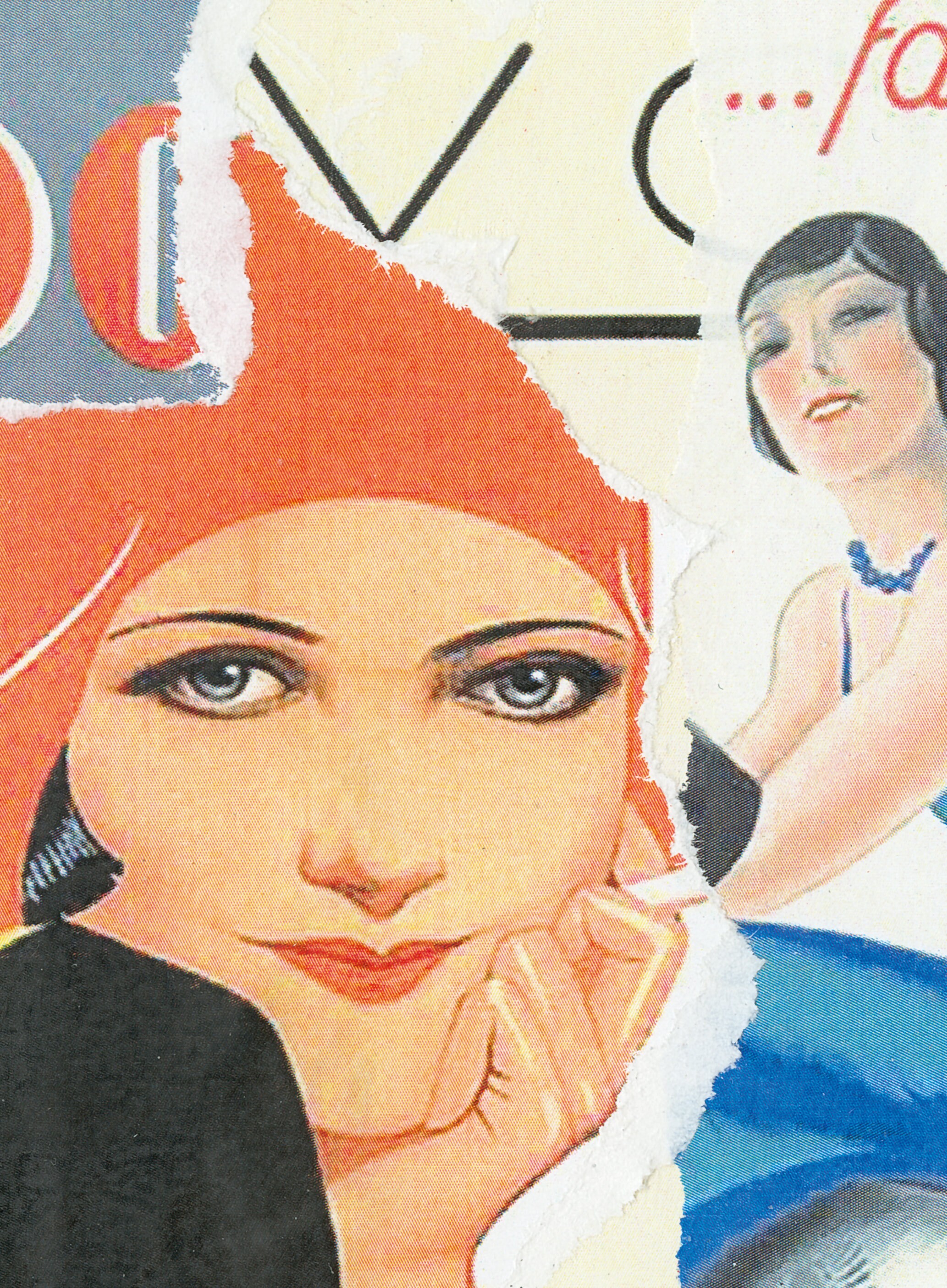 Vintage Vogue fashion framed poster Vogue print Art Deco Etsy