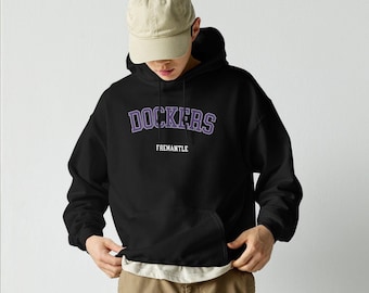 Fremantle Dockers AFL Hoodie - Team Merch - Footy Fan Apparel - Australian Rules Football - Supporter Gear - Gift for Footy Enthusiasts