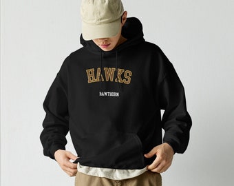 Hawthorn Hawks AFL Hoodie - Team Merch - Footy Fan Apparel - Australian Rules Football - Supporter Gear - Gift for Footy Enthusiasts