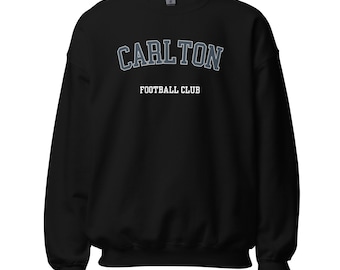 Carlton Football Club AFL Sweatshirt - Team Merch, Footy Fan Apparel, Australian Rules Supporter Gear, Gift for Footy Enthusiasts