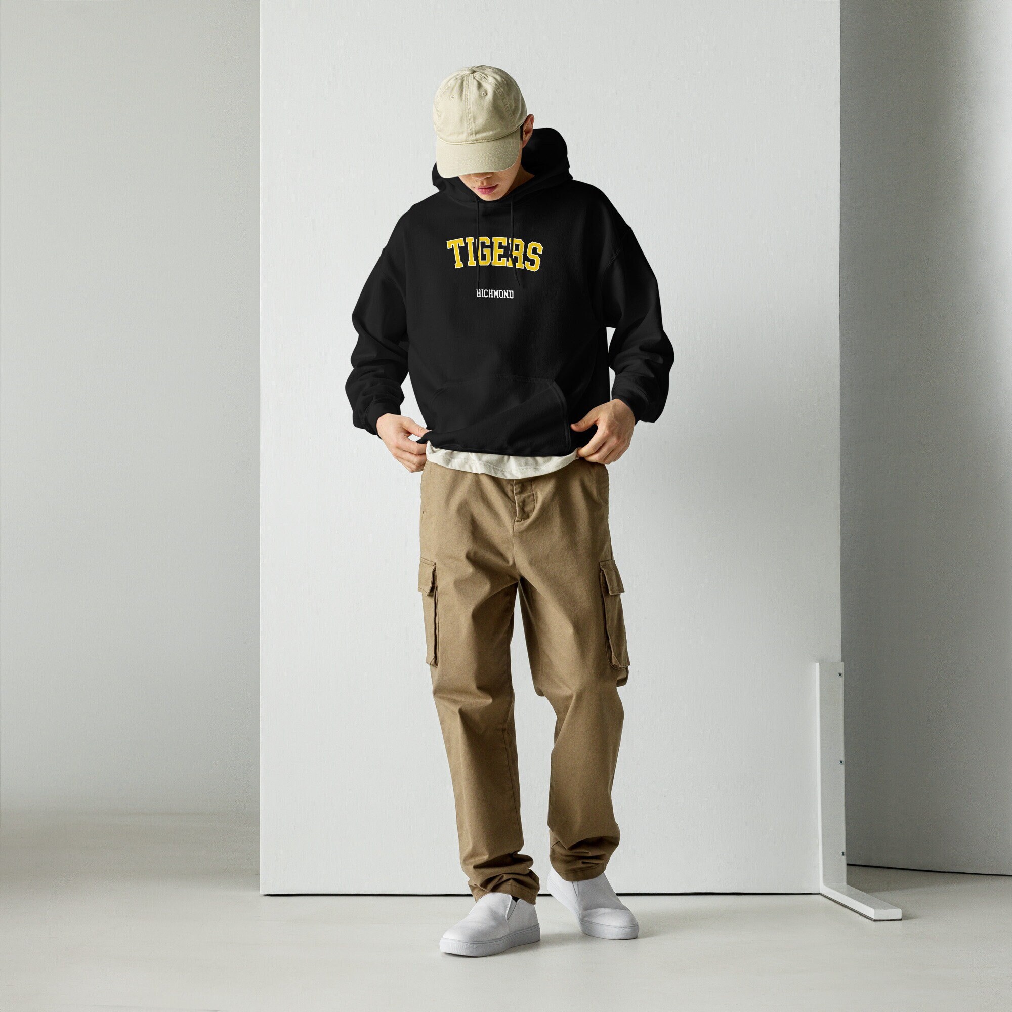 Richmond Tigers AFL Hoodie - Team Merch - Footy Fan Apparel - Australian Rules Football - Supporter Gear - Gift for Footy Enthusiasts