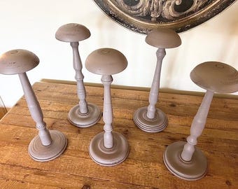 French Hat stands s/5 H 36cm