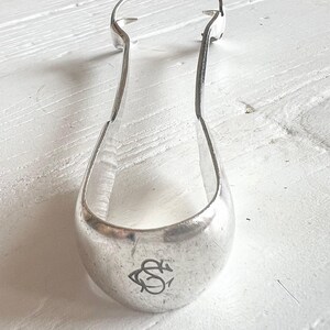 Christofle Sugar tongs L 16 cm monogrammed C S