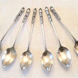 Vintage Silver plated Teaspoons set/6