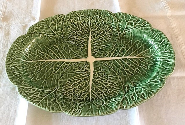 Assiette Ovale de Chou 43cm