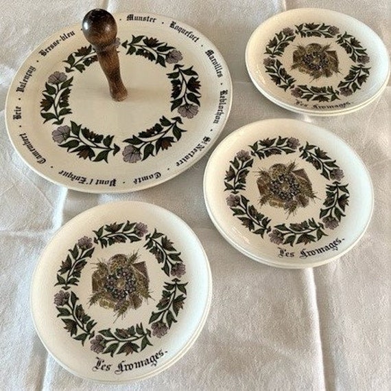 Français Gien Cheese Sert Un Set/7