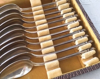 Vintage Mocca / Coffee spoons s/11
