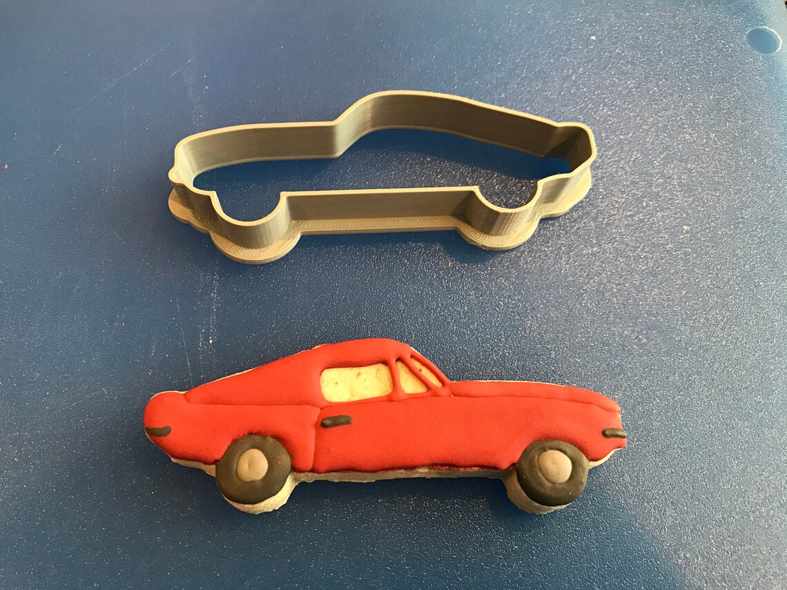 Classic Car Cookie Cutter Ford Mustang Cookie Cutter Etsy
