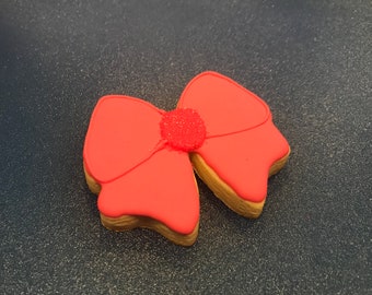 Bow Cookie Cutter. Cheerleader Bow.  Fondant Cutter.