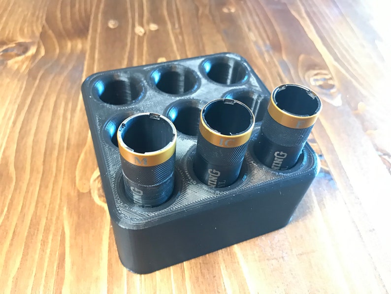 Shotgun Choke Tube Display Storage Block 12 or 20 Gauge. Trap Etsy