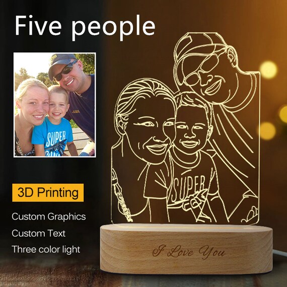 Custom on sale night lamp