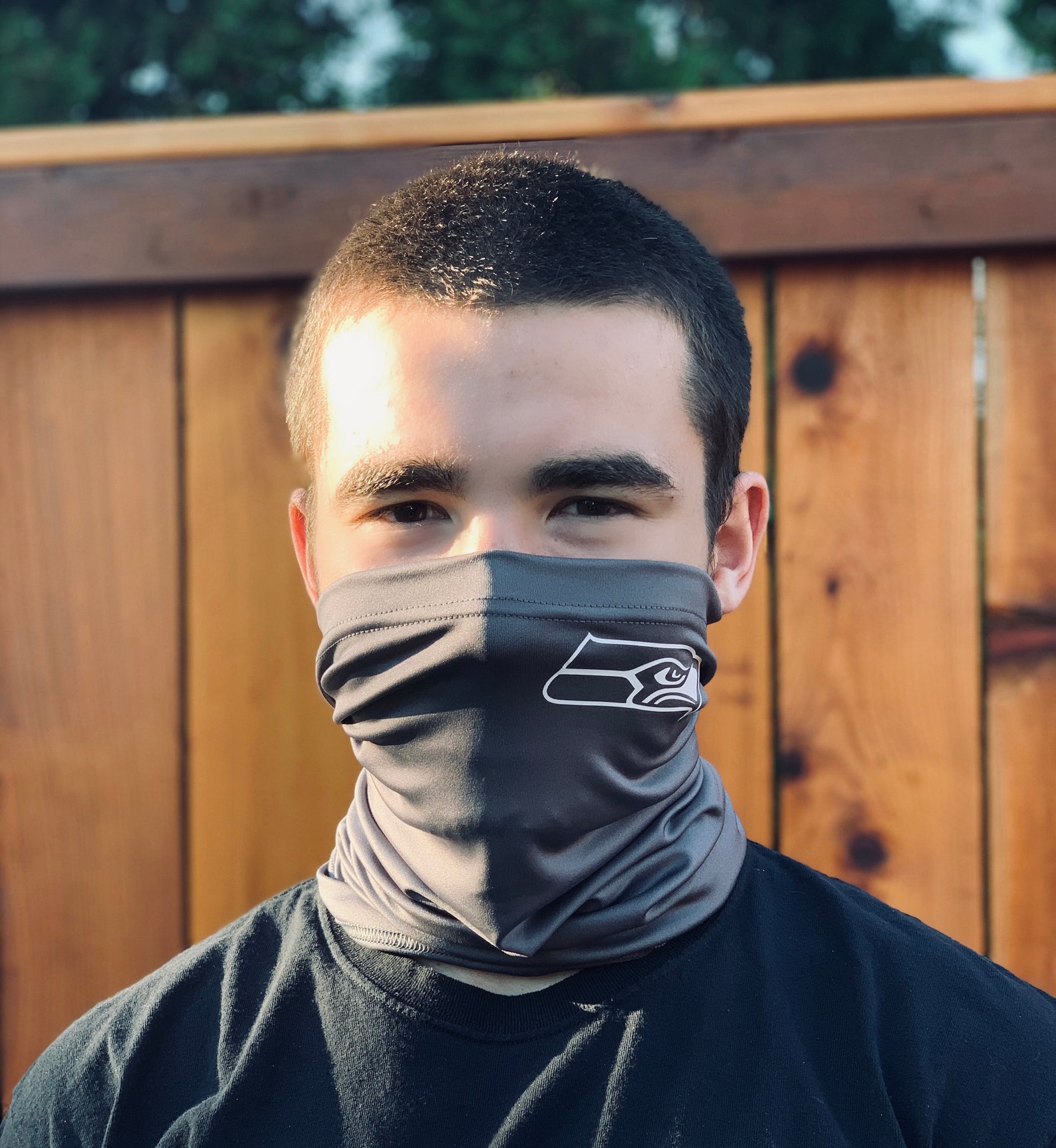 Custom Men's Gaiter Mask / Face Covering / Custom Logo or Etsy