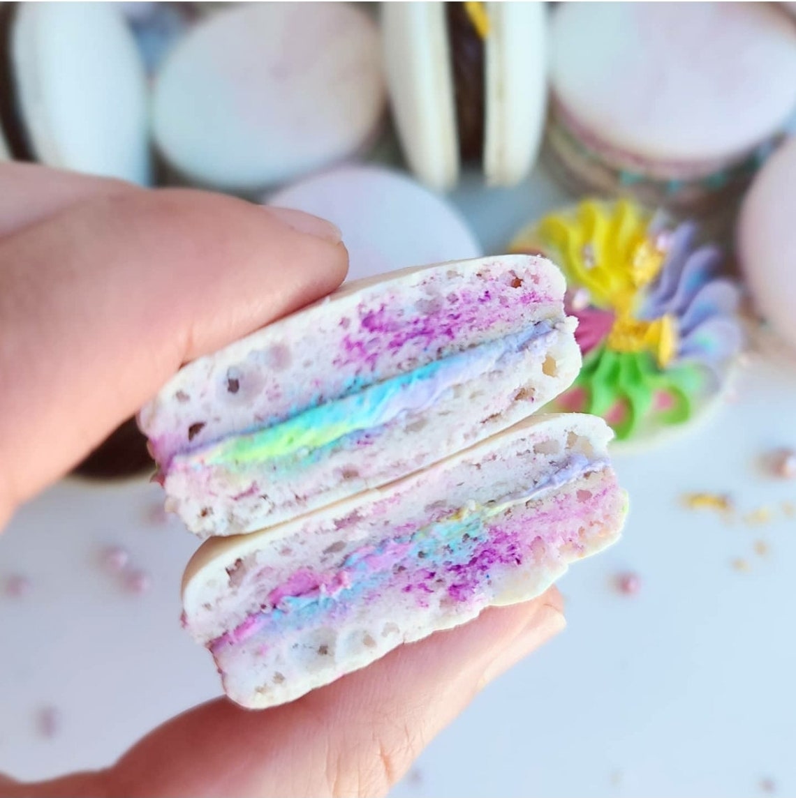 Reuse Macaron Shell Reuse Reduce Macarons Recipe ~ Reuse Bad Macaron Shells - Etsy