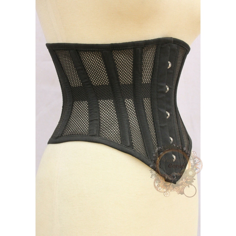 Women Underbust Mesh Corset Heavy Duty Steel Boned Corset image 1. Back to ...