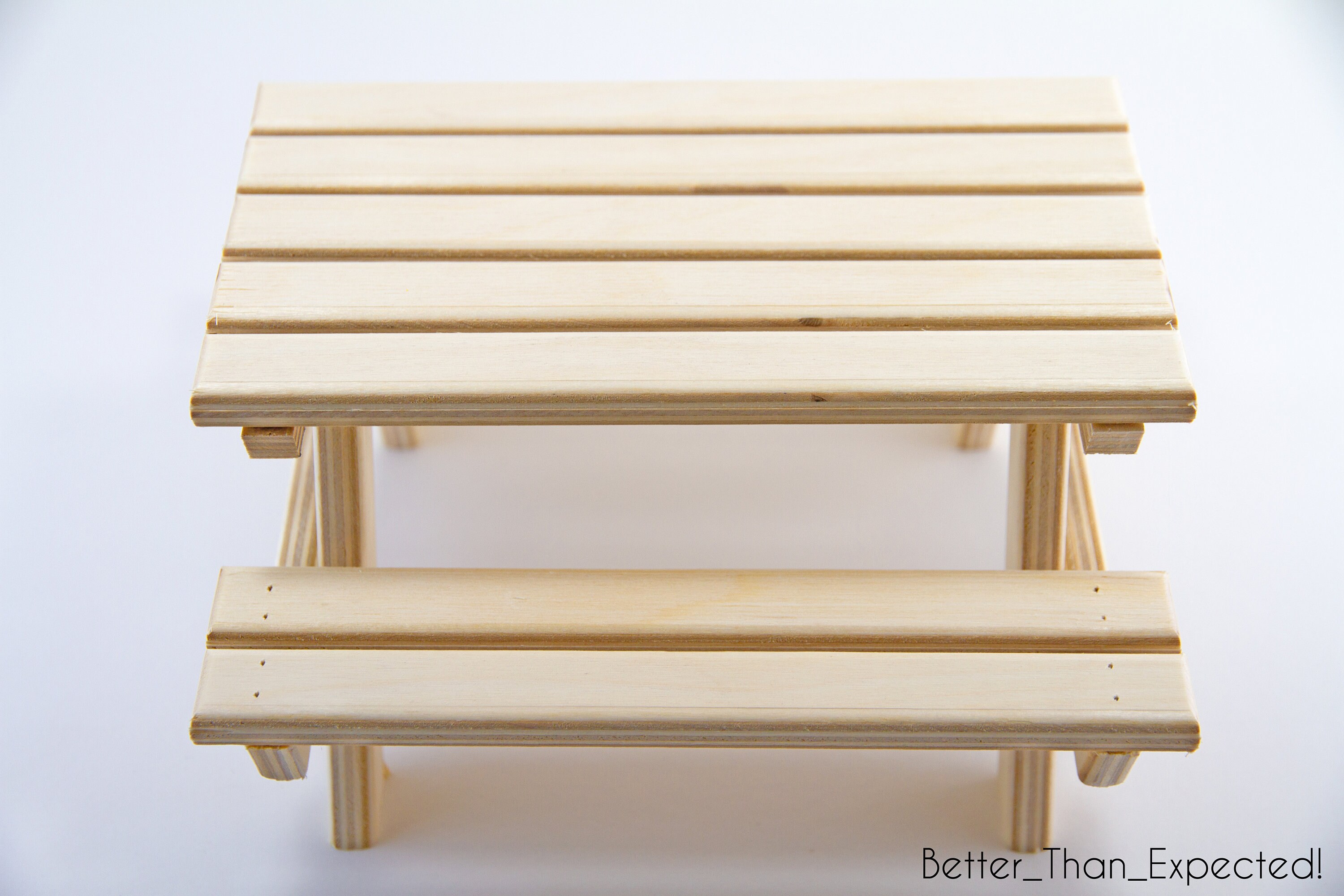 Miniature Picnic Table for Squirrels Chipmunks Birds Etsy