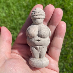 Venus of Willendorf Gypsum Goddess Statue Figure Goddess Of Love Fertility