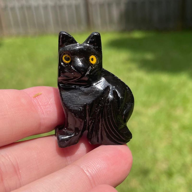 Cat Protection Charm - Etsy - Cat Anxiety Jewellery Benefits