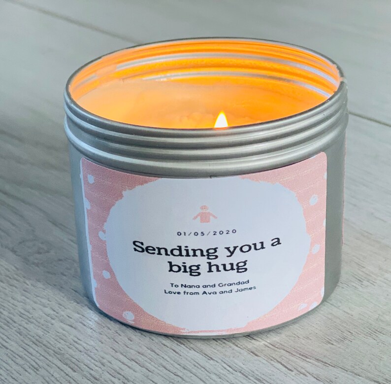 SENDING HUGS Scented Candles warm hugs Missing you gifts Etsy