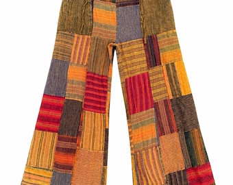 Spodnie bawełniane o luźnym kroju