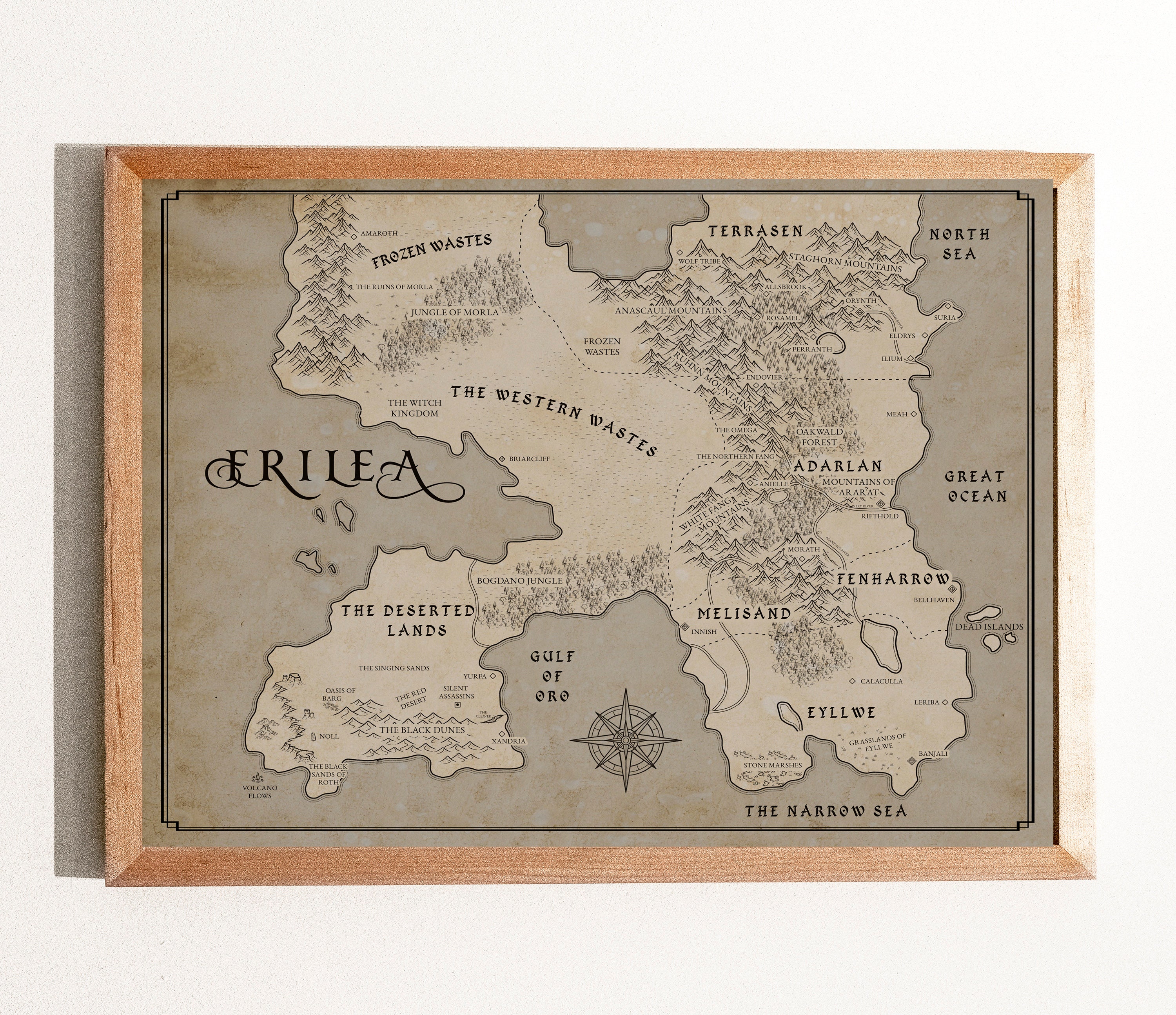 Map Of Erilea Map Of The World Of Throne Of Glass Sarah, 42 OFF