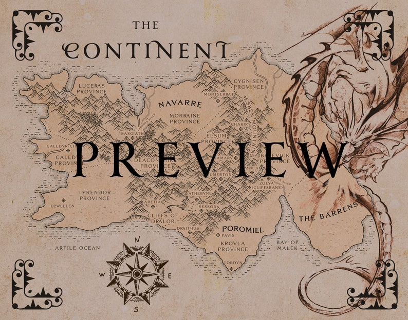 Fourth Wing Vintage Fantasy Map - Il 794xN.5831973417 5f3m