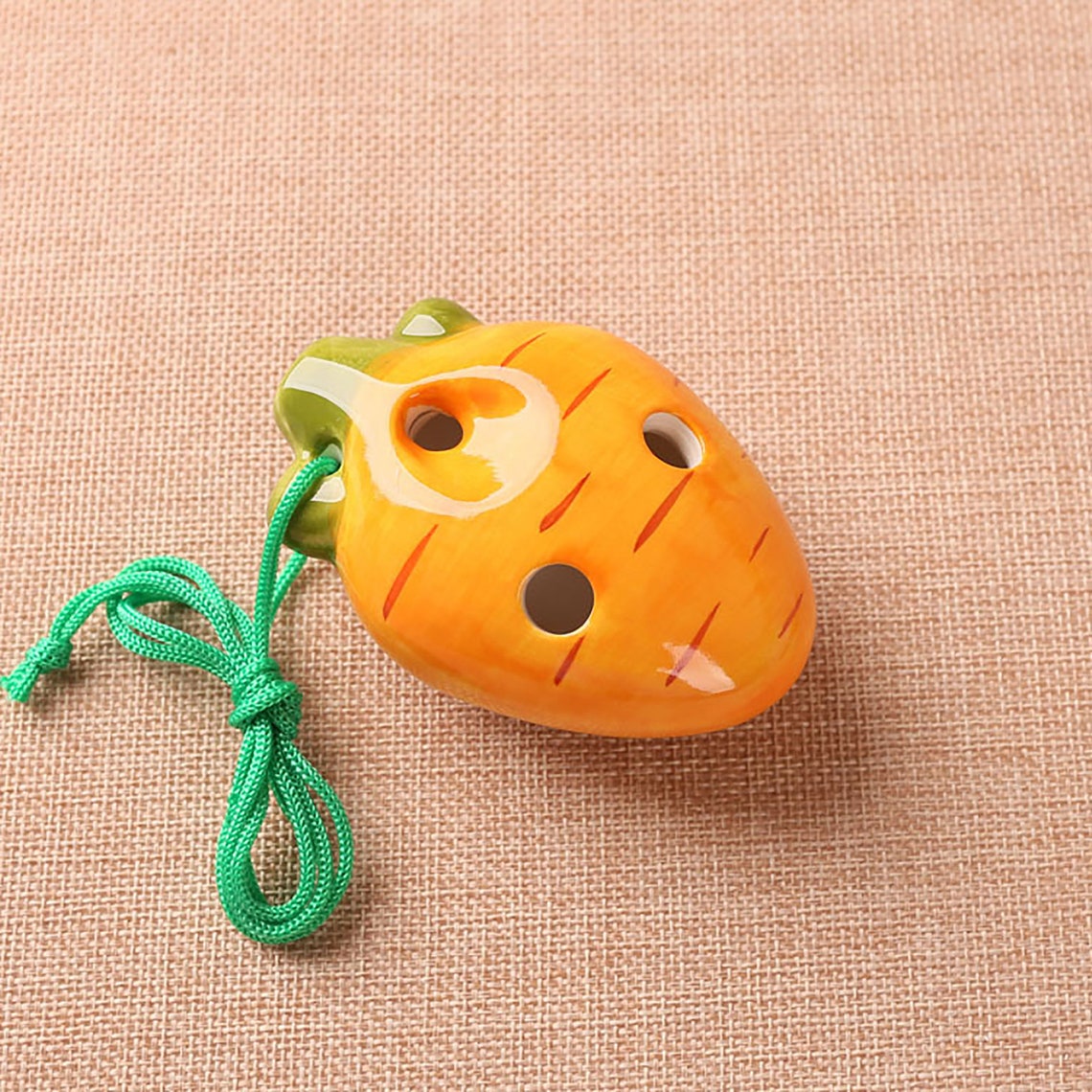 6 Hole Ocarinacute Ocarinafruit Ocarinaportable Musical Etsy