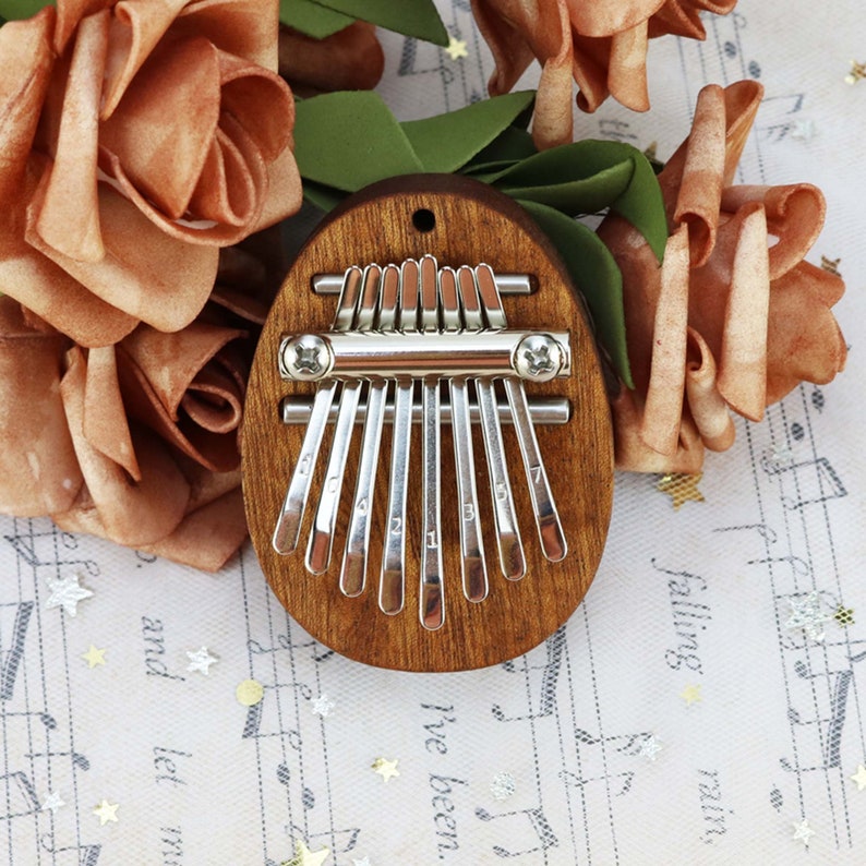 Kalimba Thumb Piano 17 Keys Solid Wood Mini Finger Piano