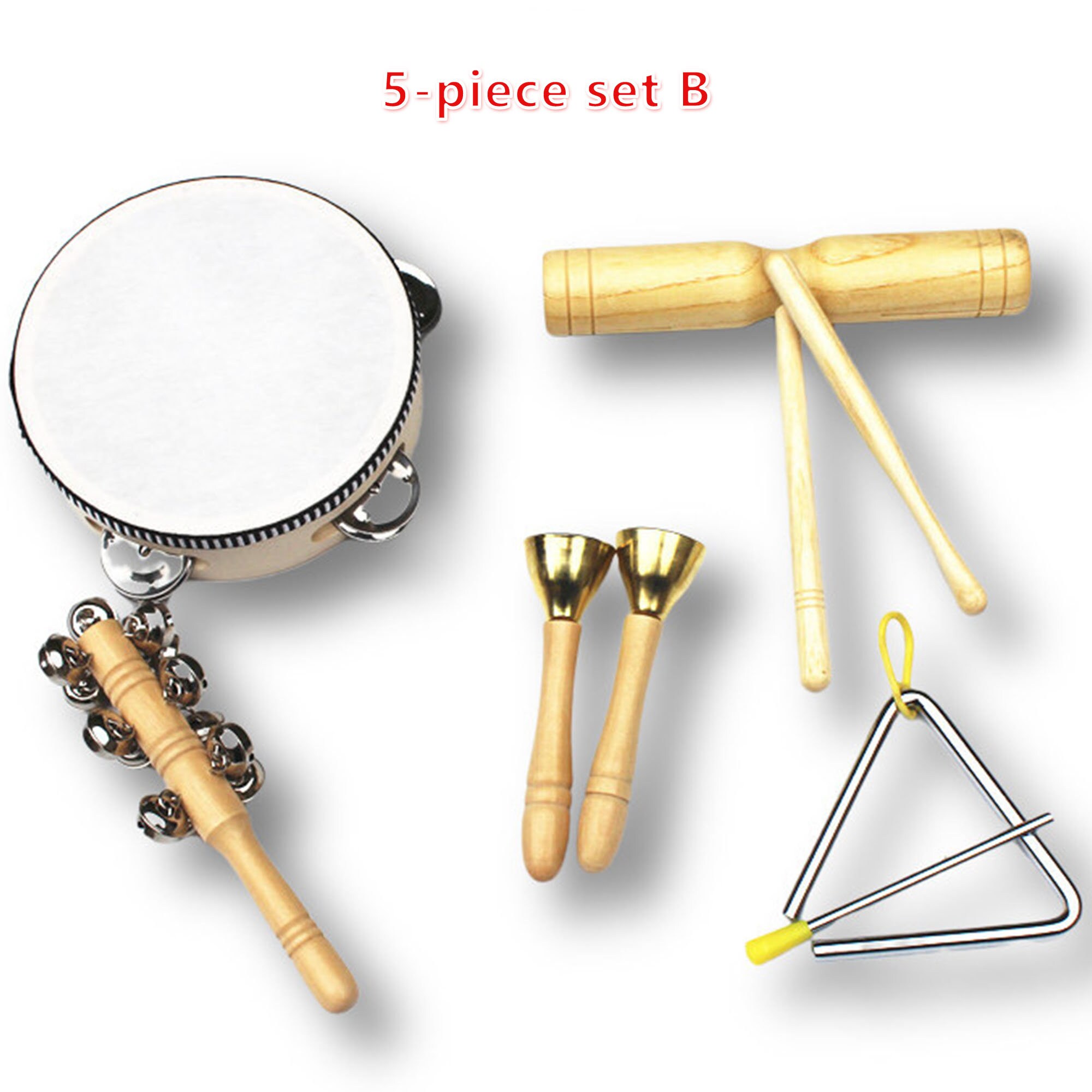 Instruments de musique pour enfants, jouets avec sac de transport, Instruments  de Percussion colorés en bois, cadeaux éducatifs précoces pour enfants 13  pièces