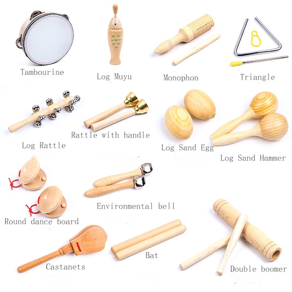 Sand Hammer Toy, Wooden Maracas, Wooden Rattle Toy for Baby, Natural Wooden  Maracas, Rattles Egg Shaker, Musical Instrument -  Canada