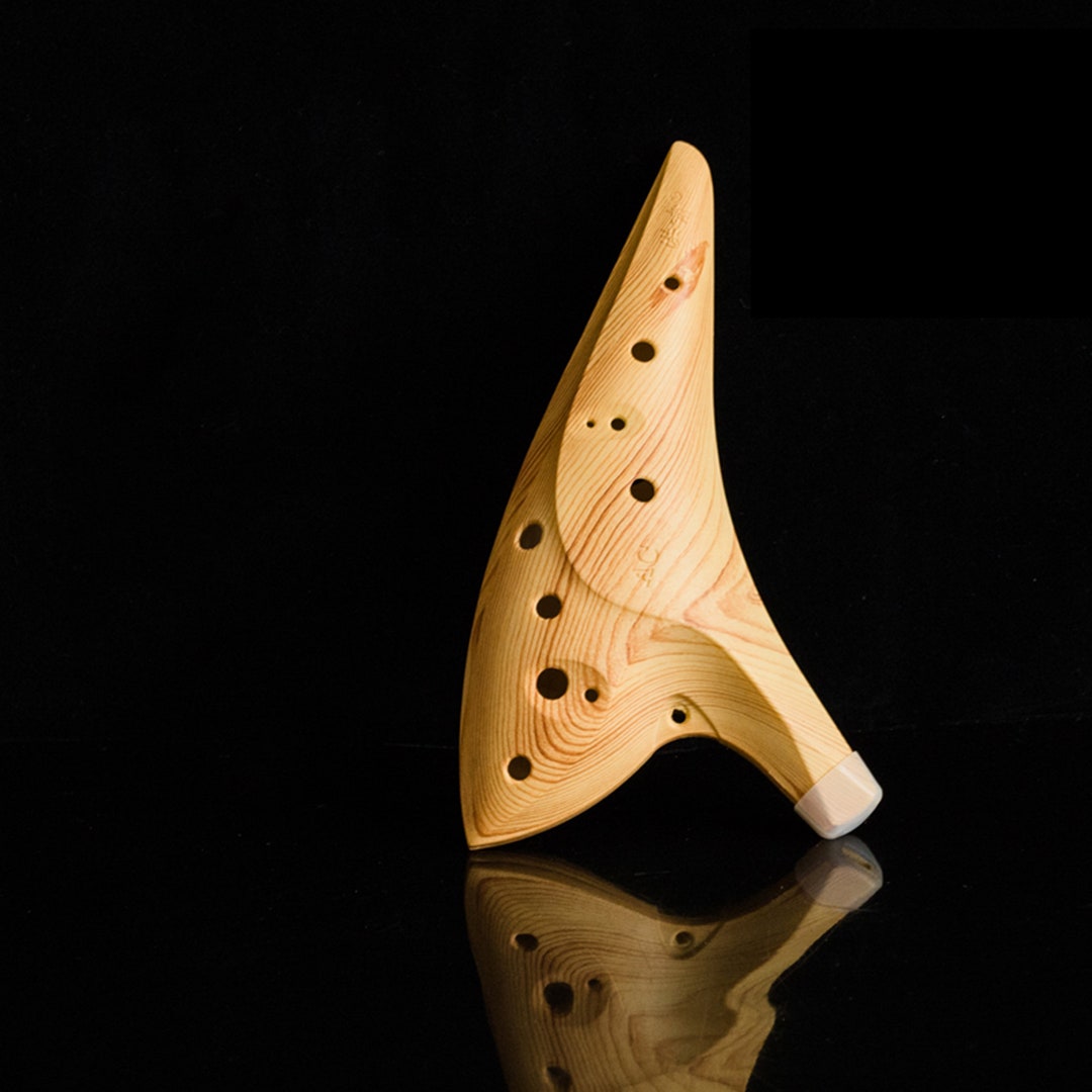Resin Grain Ocarina,alto C Tune 12 Hole Ocarina,beginner Beginners