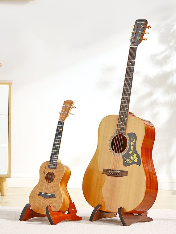 Soporte de guitarra de madera soporte de guitarra para el hogar