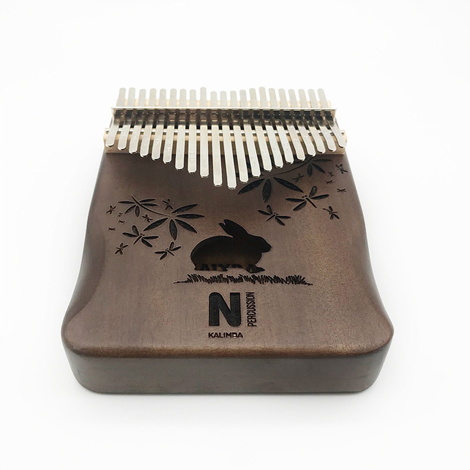 Wood Thumb Piano 21 Keys Kalimba Brown Rabbit Kalimba Etsy