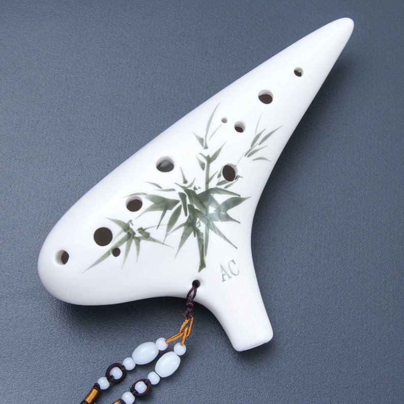 12 Hole Professional Ocarina, Ceramic Ocarina, Alto C Tone Classic Flute Instruments, Ceramic Musical Instruments, Musical Instruments C