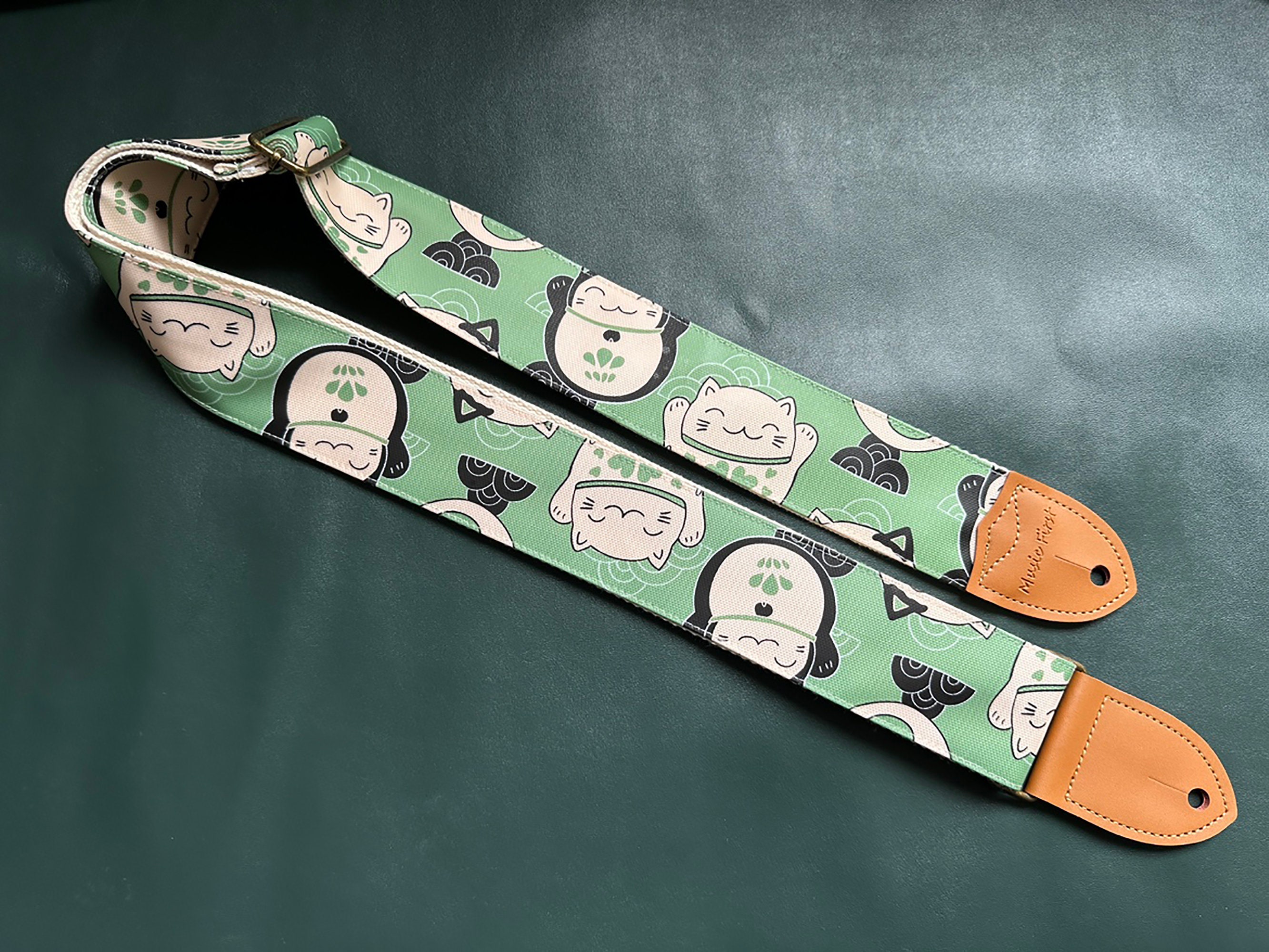 Buy Refreshing Lucky Cat Guitar Strap Universal Folk Electric