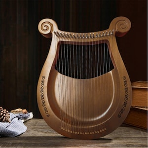 Lya Harp, 19-tone Strings, Beginner Musical Instruments, Classical Musical Instruments, Wooden Instruments, Handmade Harps,Wooden Harp