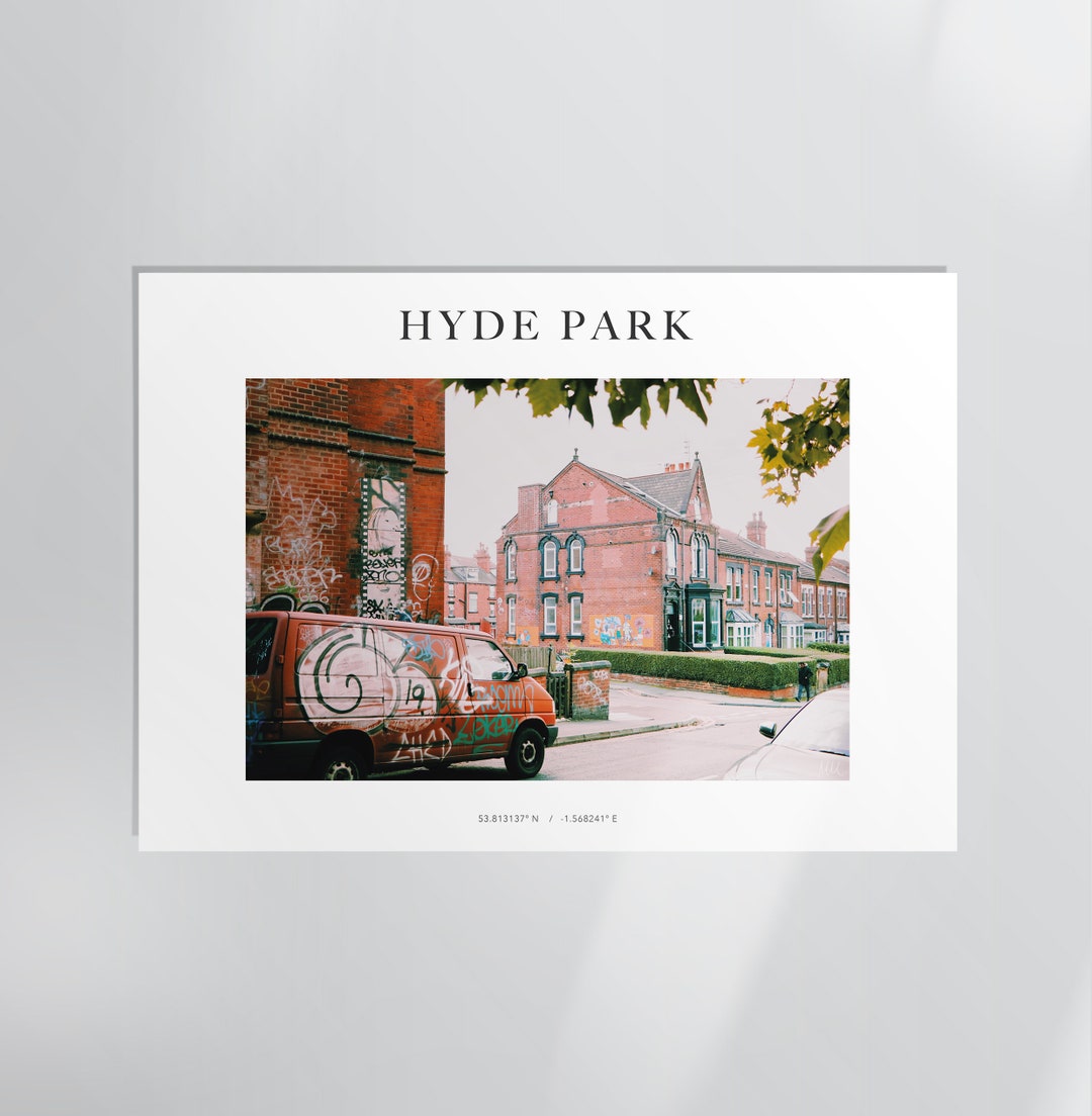Brudenell Road Hyde Park Leeds Photography Print Etsy