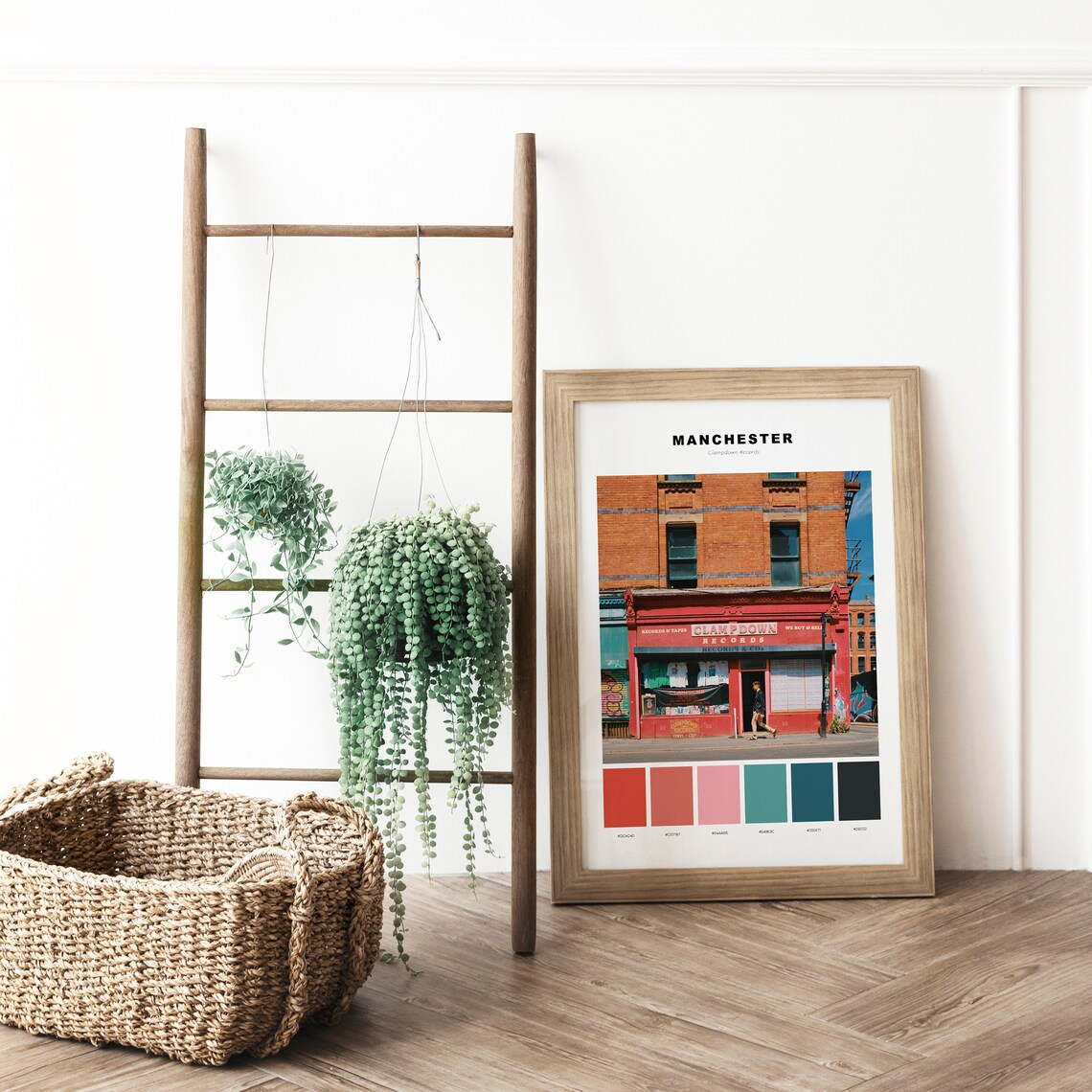 Clampdown Records Manchester CITY HUES / Colour Palette Print Etsy UK