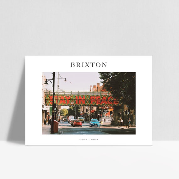 Brixton Bridge London Photography Print graduation gift university gift art print poster