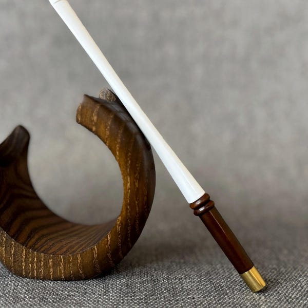 Wooden cigarette holder, long cigarette holder. Handmade 5.9"/150mm, Fits slim cigarettes, hand carved cigarette holder