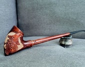Long pipe, smoking bowl, churchwarden pipe, wooden pipes 9 mm filter, tobacco pipe