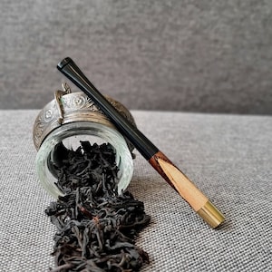 Cigarette holder hand carved, handmade 3.94 in/100mm, wooden slim cigarettes, Christmas gift