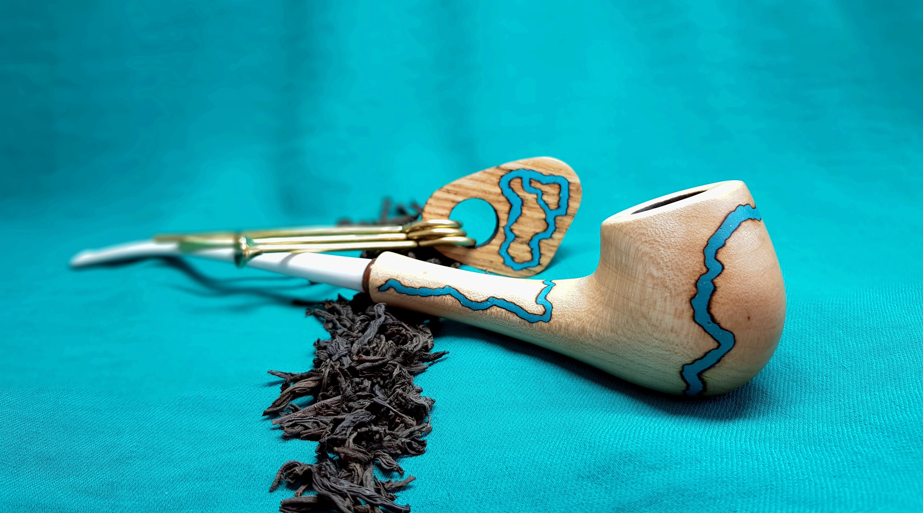 Wood smoking pipe & Cleaning tool Briar pipe Tobacciana pipe Etsy